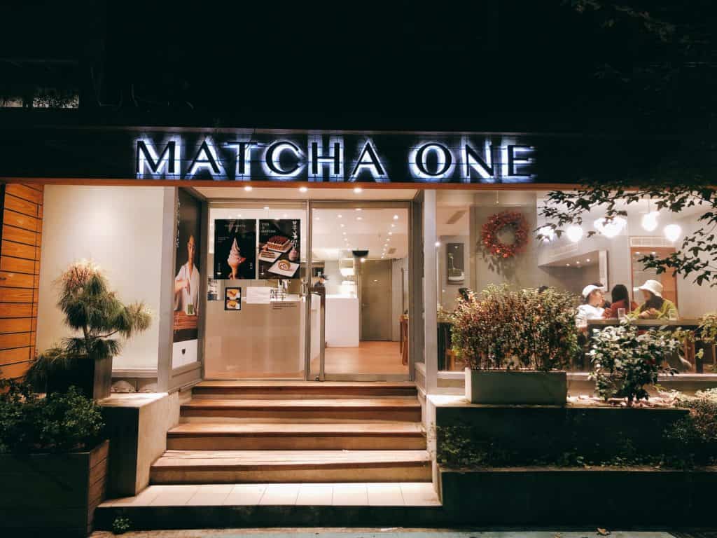Matcha one的店門口