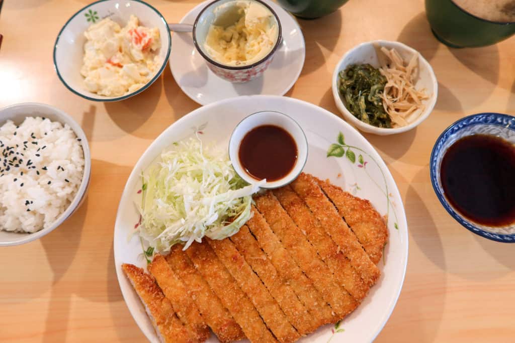 池袋日本料理 雙連美食 日式料理 炸豬排定食