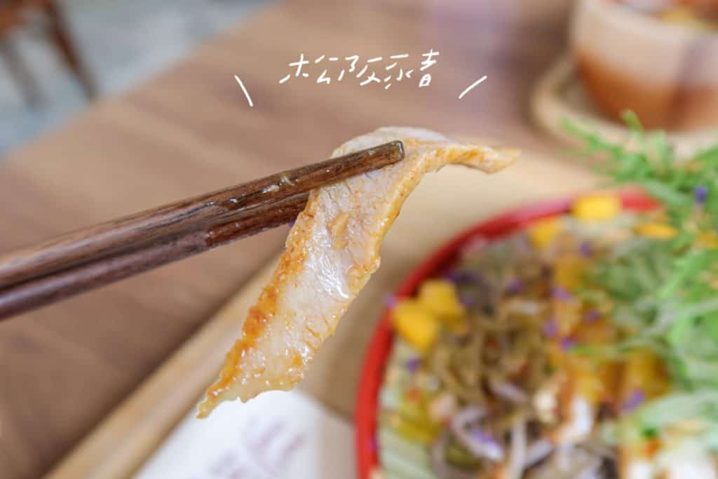 遙遙相望 洋食小餐館 夏日光芒 松阪豚蕎麥冷麵