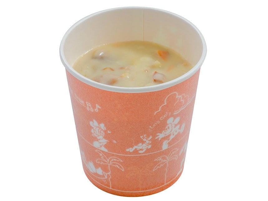 東京迪士尼樂園美食 小瑞電光餐廳（プラズマ・レイズ・ダイナー） 奶油蔬菜培根湯 ベジタブルとベーコンのクリームスープ