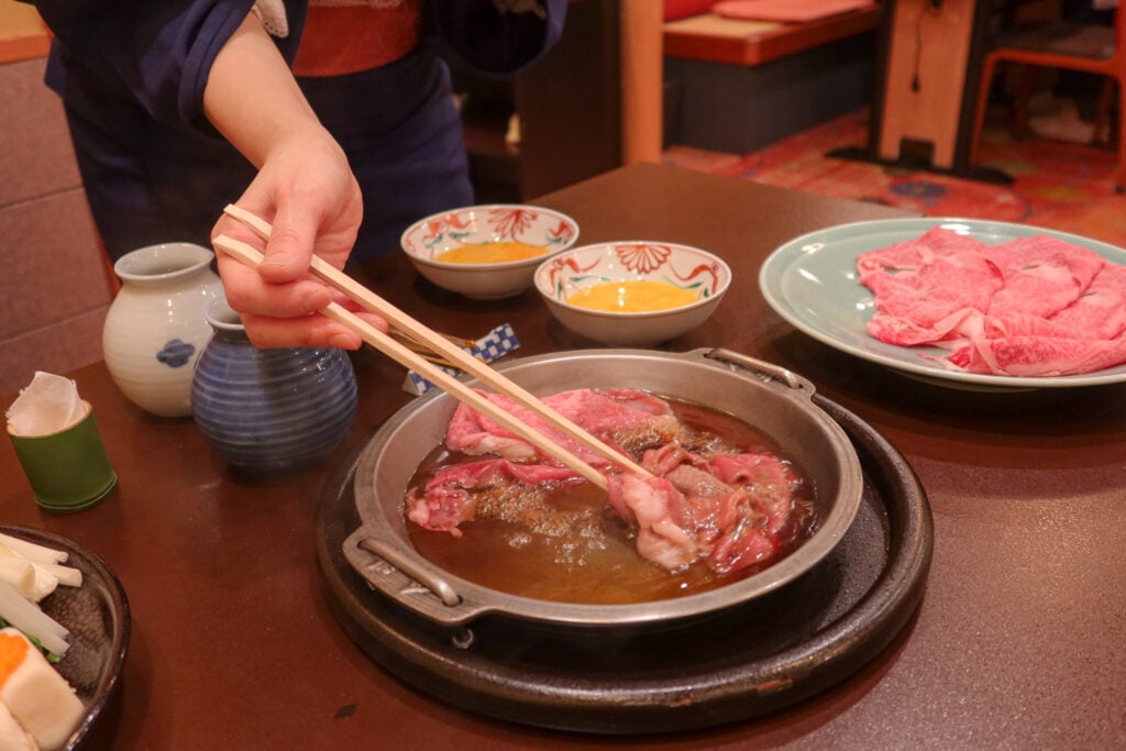 人形町今半 東武池袋店 壽喜燒 專人桌邊服務