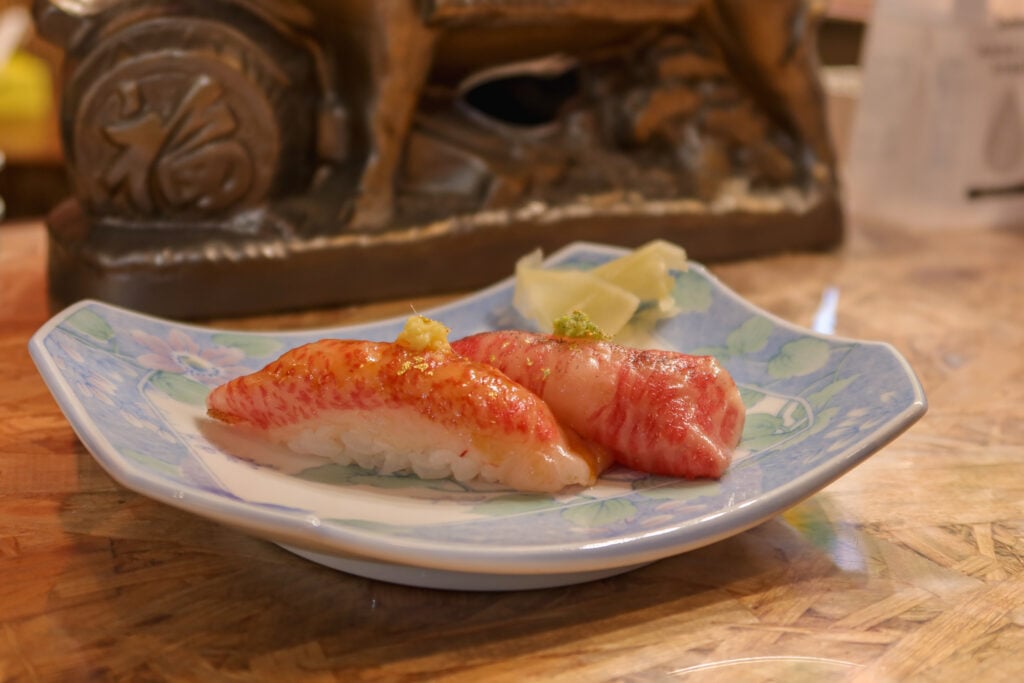 牛次郎 炙燒能登牛壽司 近照3