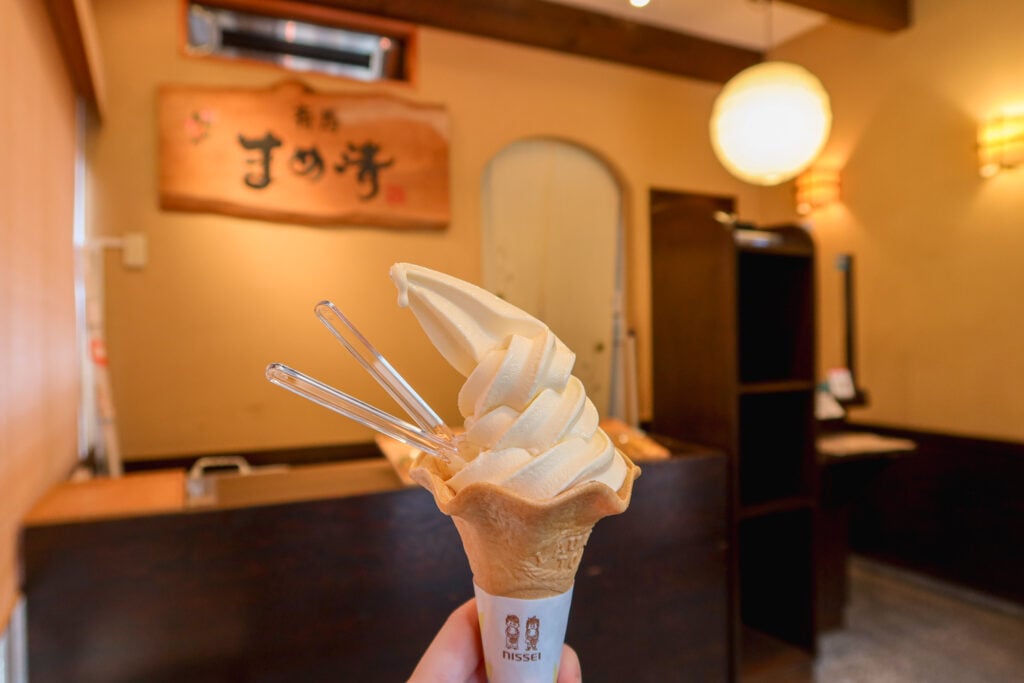 有馬まめ清 豆乳口味霜淇淋