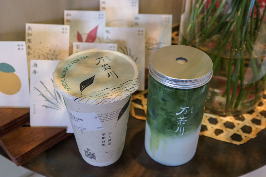 万茶川日本茶專賣店 飲品封蓋