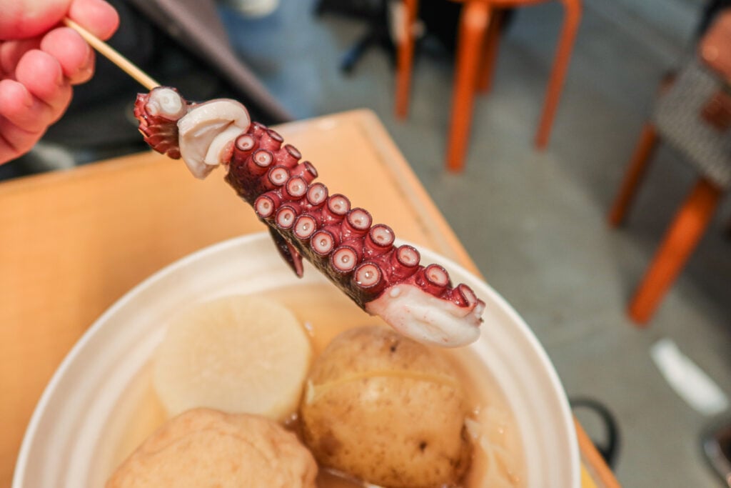 金澤關東煮 Ippukuya 章魚腳偏硬，不好嚼