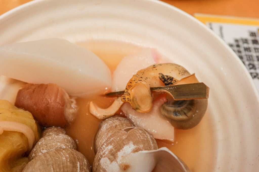 金澤關東煮 Ippukuya 螺肉相當好吃