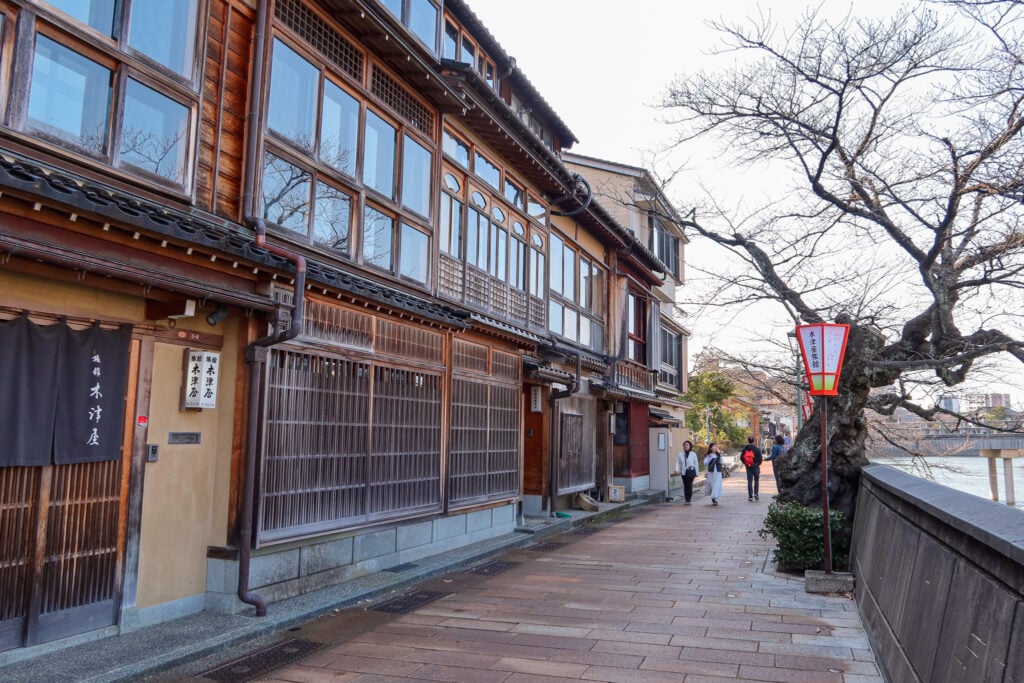 主計町茶屋街 傳統料亭建築