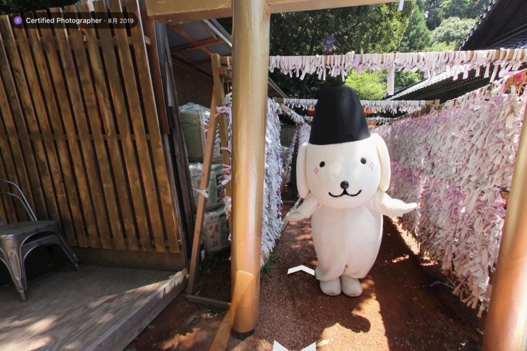 石浦神社 KIMA醬（きまちゃん）在神籤隧道