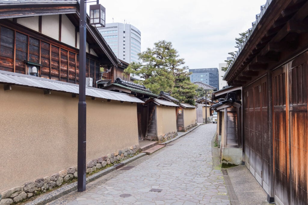 長町武家屋敷跡 傍晚時分拍出來的畫面