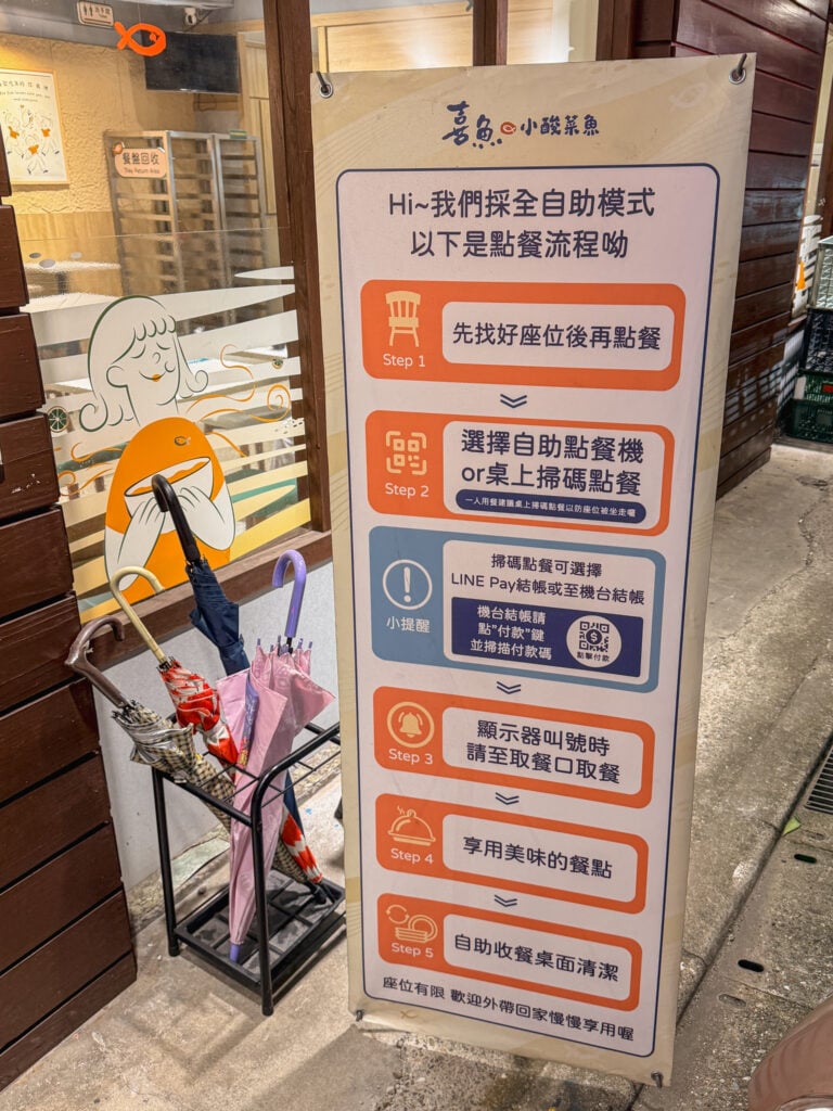 喜魚 小酸菜魚 內用自助流程