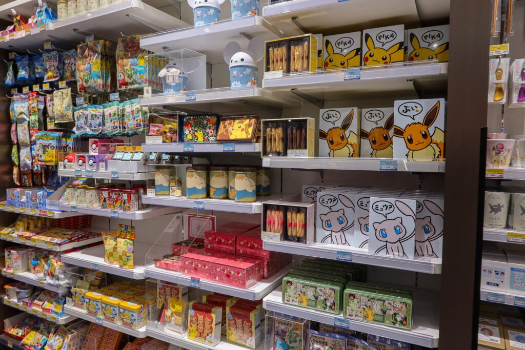 金澤寶可夢中心 糖果餅乾 伴手禮區
