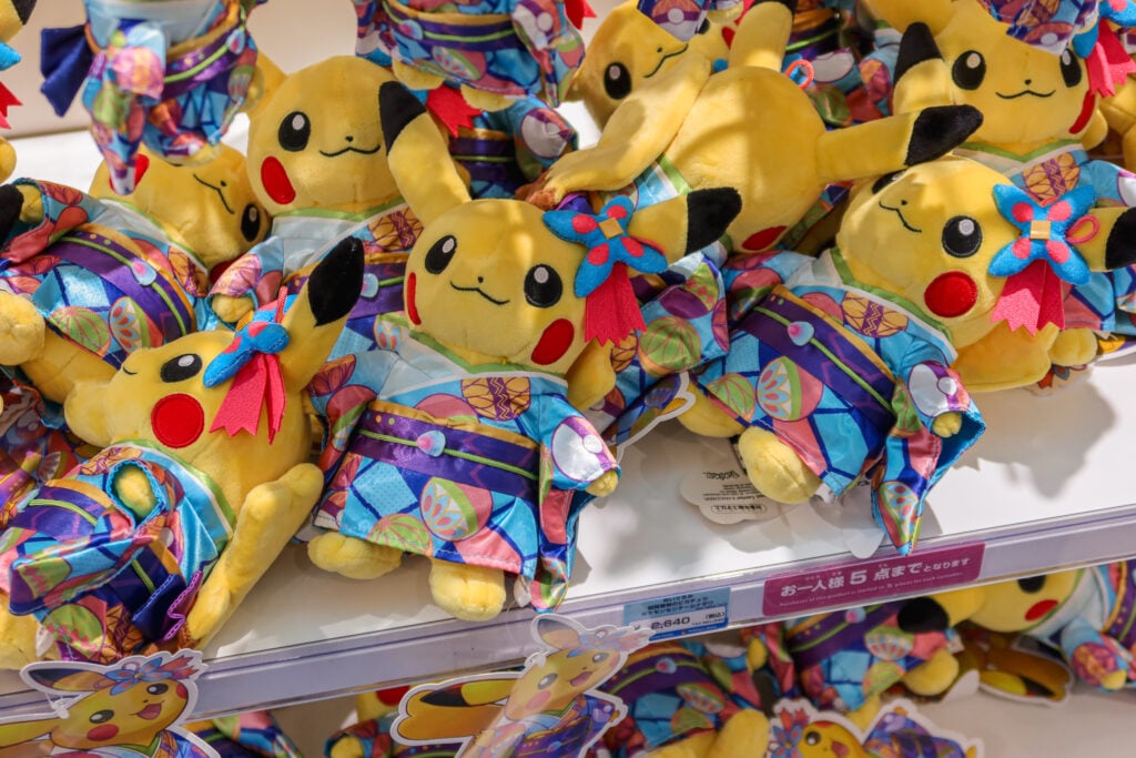 金澤寶可夢中心 金澤限定 加賀和服皮卡丘娃娃