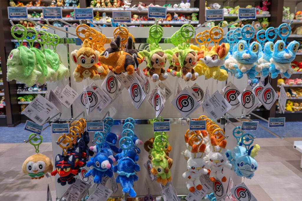 金澤寶可夢中心 附扣環娃娃鑰匙圈