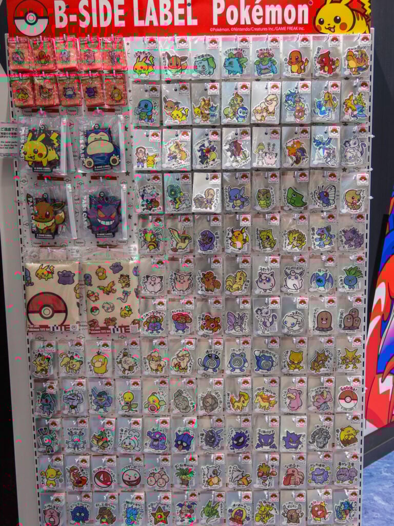 金澤寶可夢中心 Ｂ side 聯名貼紙一覽