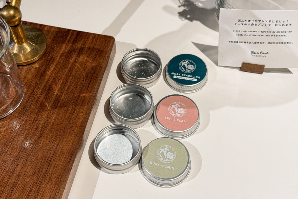 Johns Blend 橫濱紅磚倉庫店 我們挑選的香氛種類
