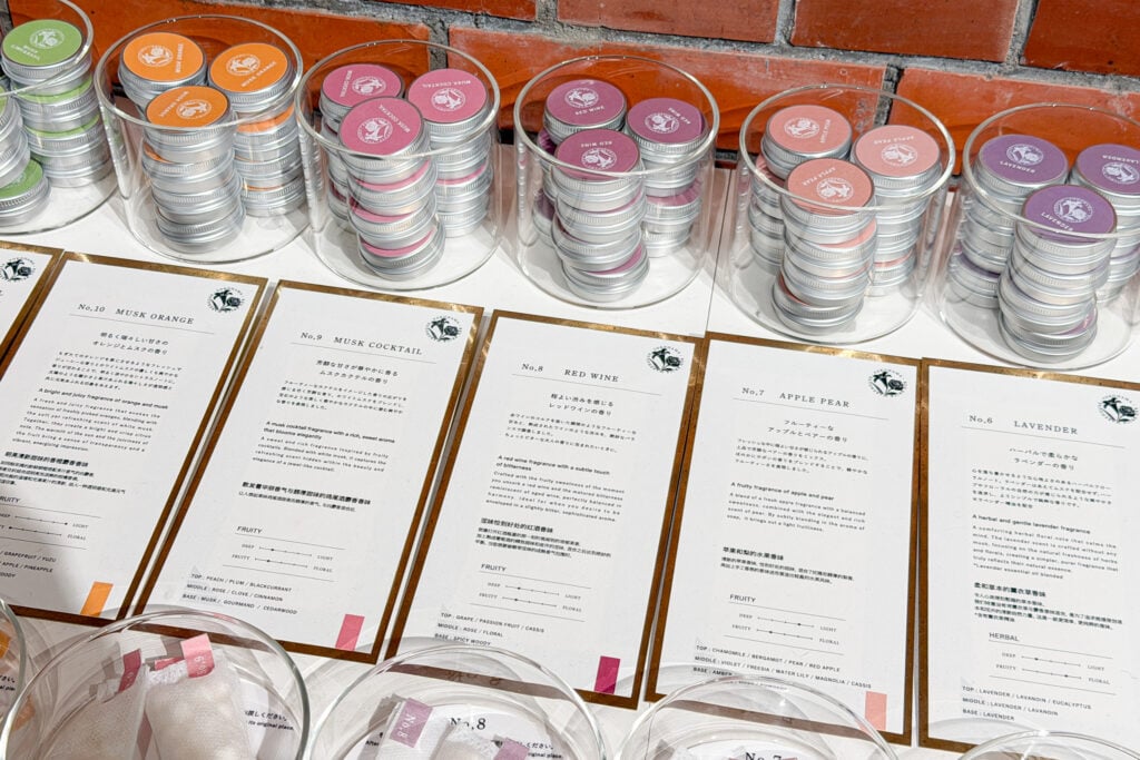 Johns Blend 橫濱紅磚倉庫店 香氛種類（果香）