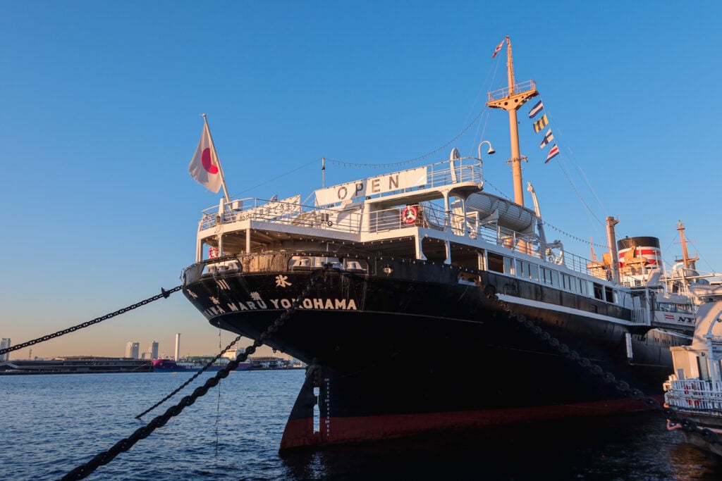 山下公園 日本郵船冰川丸