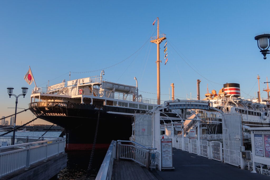 山下公園 日本郵船冰川丸參觀入口