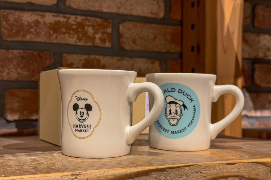 橫濱紅磚倉庫 Disney HARVEST MARKET by CAFE COMPANY 米奇＆唐老鴨馬克杯