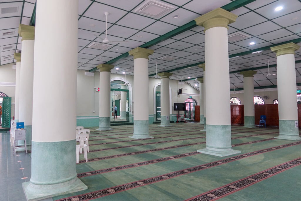 詹美回教堂 祈禱大廳細節